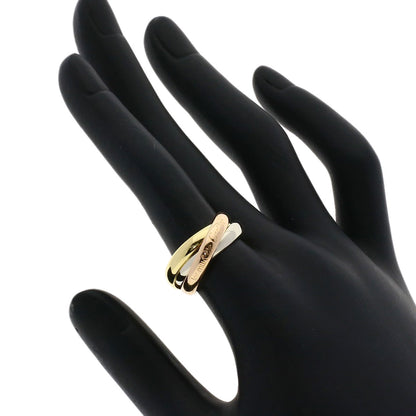 CARTIER   Trinity Ring #52 Ring  K18 Yellow Gold 18K Pink GoldLadies [Used]