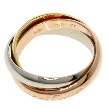 CARTIER   Trinity #51 Ring  K18 Yellow Gold K18 White GoldLadies [Used]