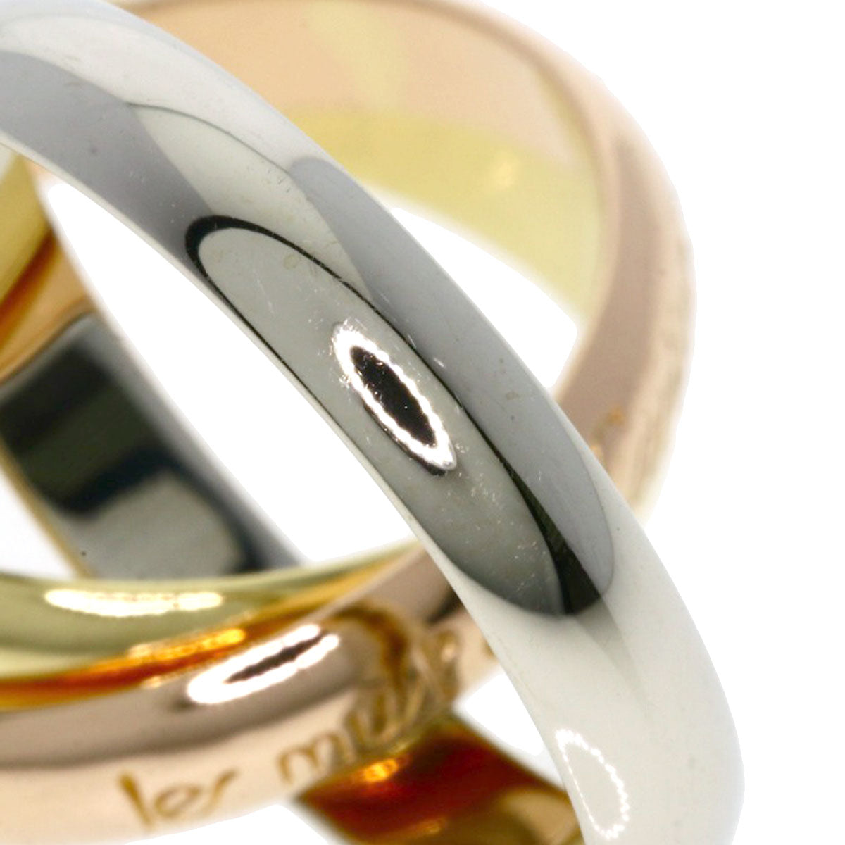 CARTIER   Trinity #51 Ring  K18 Yellow Gold K18 White GoldLadies [Used]
