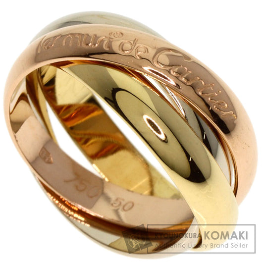 CARTIER Trinity #50 Ring K18 Yellow Gold K18 White GoldLadies [Used]