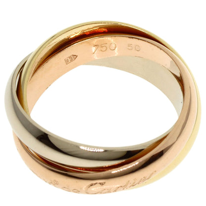 CARTIER Trinity #50 Ring K18 Yellow Gold K18 White GoldLadies [Used]