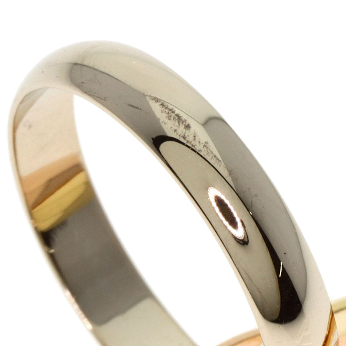 CARTIER Trinity #50 Ring K18 Yellow Gold K18 White GoldLadies [Used]