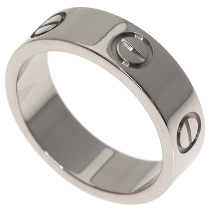 CARTIER love ring #51 Ring K18 White Gold Ladies [Used]