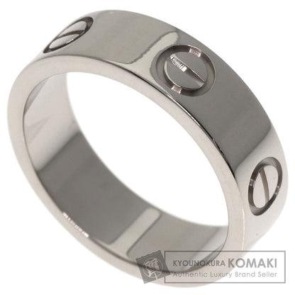 CARTIER love ring #51 Ring K18 White Gold Ladies [Used]