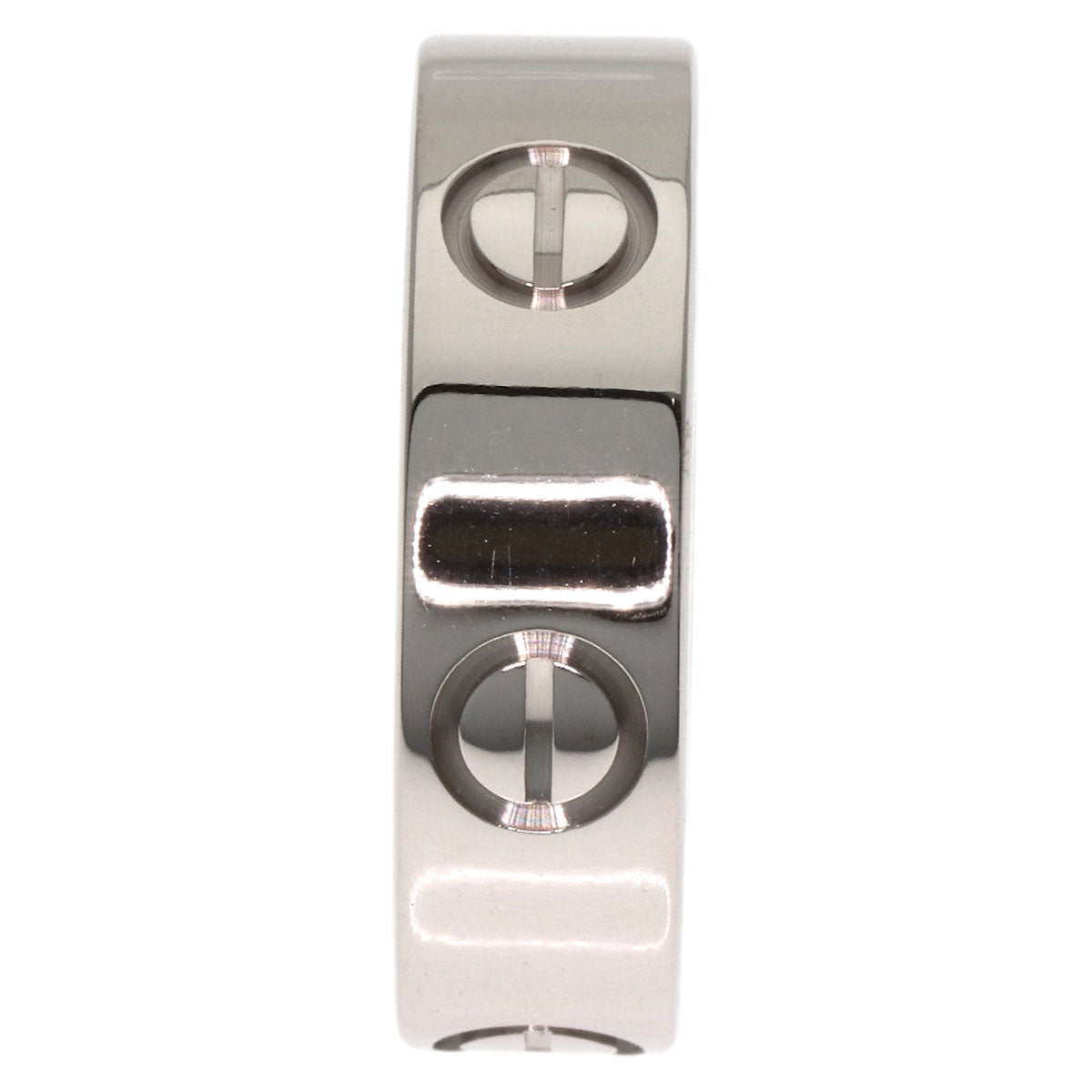 CARTIER love ring #51 Ring K18 White Gold Ladies [Used]