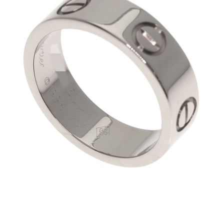 CARTIER love ring #51 Ring K18 White Gold Ladies [Used]