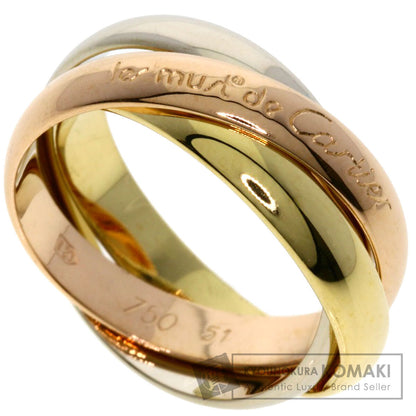 CARTIER   Trinity #51 Ring  K18 Yellow Gold K18 White GoldLadies [Used]