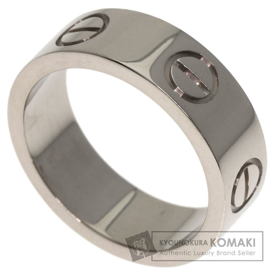 CARTIER love ring #47 Ring K18 White Gold Ladies [Used]