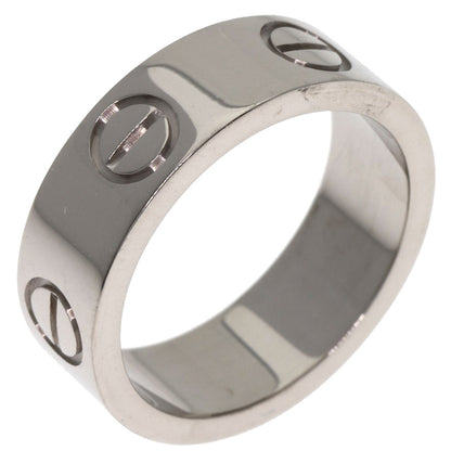 CARTIER love ring #47 Ring K18 White Gold Ladies [Used]