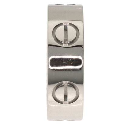 CARTIER love ring #47 Ring K18 White Gold Ladies [Used]