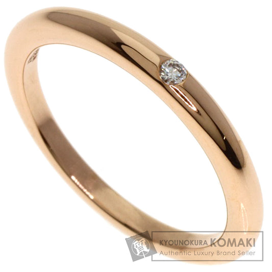 BVLGARI Feddie 1P Diamond Ring K18 Pink Gold Ladies [Used]