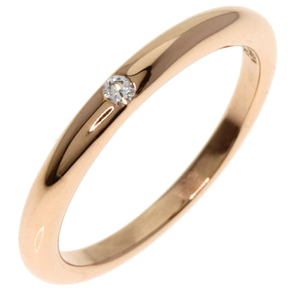 BVLGARI Feddie 1P Diamond Ring K18 Pink Gold Ladies [Used]
