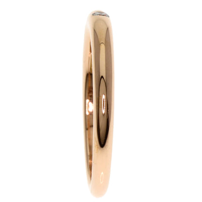 BVLGARI Feddie 1P Diamond Ring K18 Pink Gold Ladies [Used]