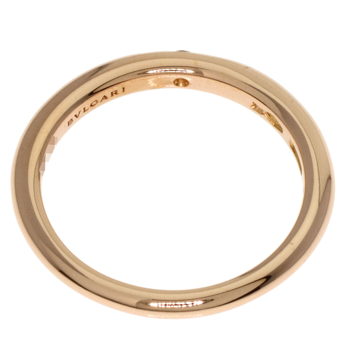 BVLGARI Feddie 1P Diamond Ring K18 Pink Gold Ladies [Used]