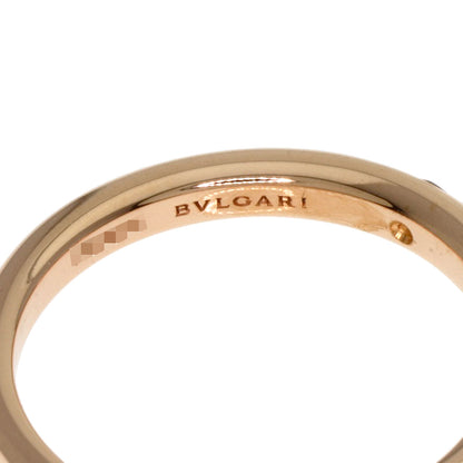 BVLGARI Feddie 1P Diamond Ring K18 Pink Gold Ladies [Used]