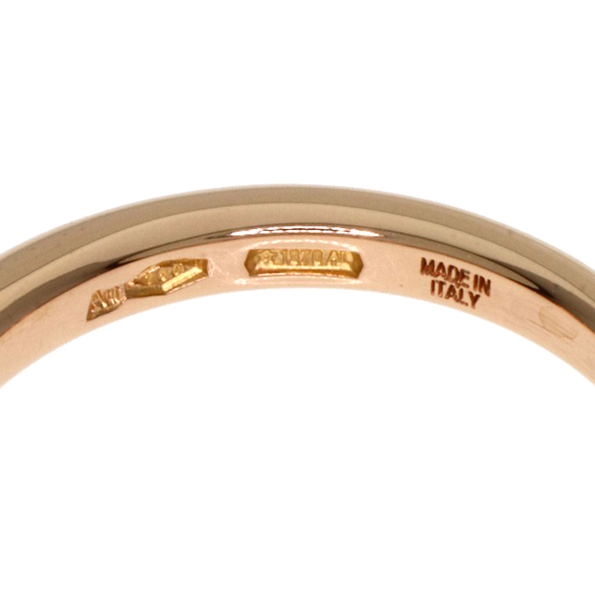 BVLGARI Feddie 1P Diamond Ring K18 Pink Gold Ladies [Used]