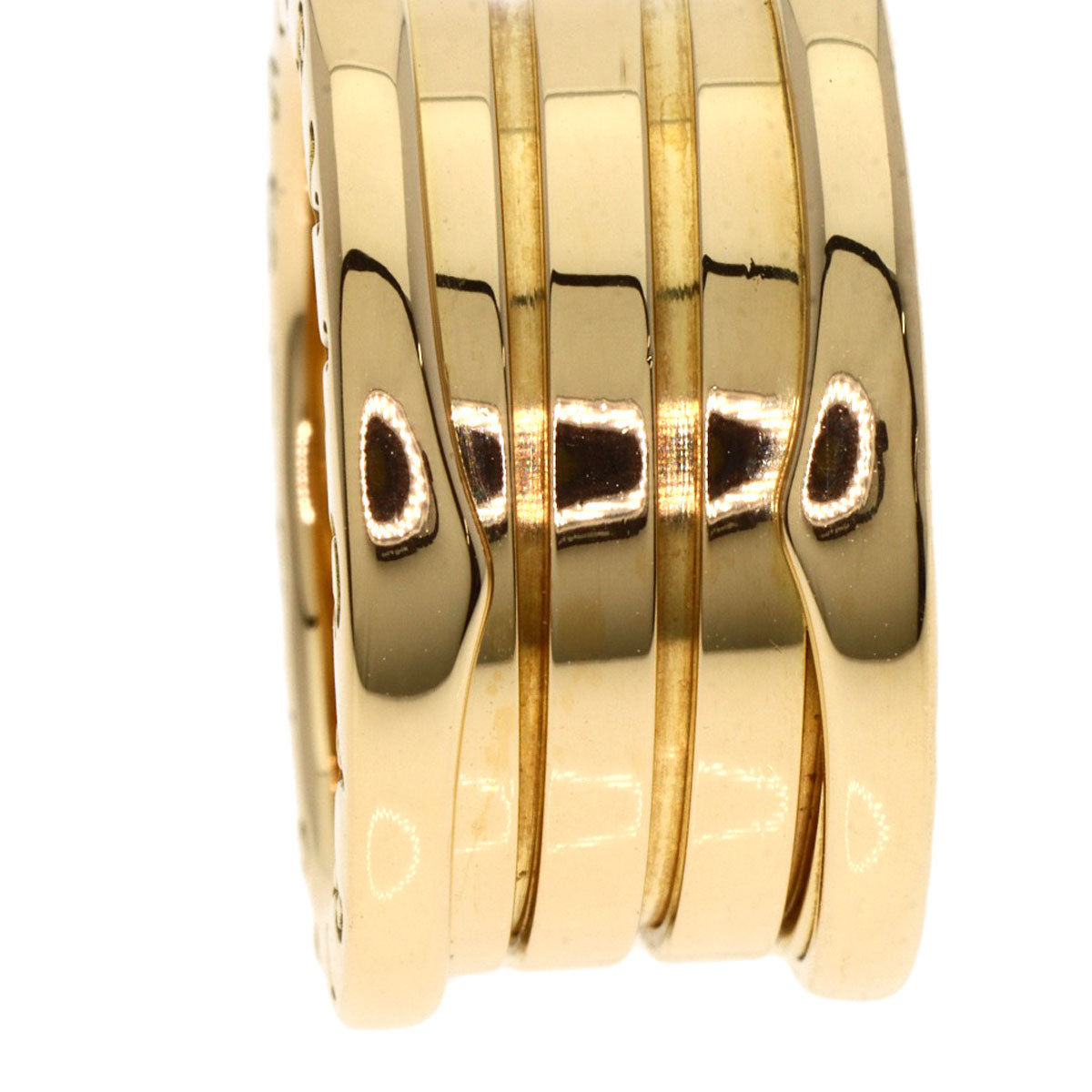 BVLGARI B.zero1 4 bands #50 Ring K18 Yellow Gold Ladies [Used]