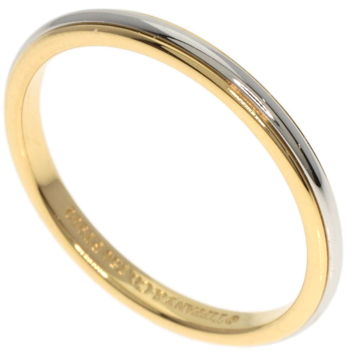 TIFFANY&Co. Wedding Two-Tone Ring K18 Yellow Gold PT950Ladies [Used]