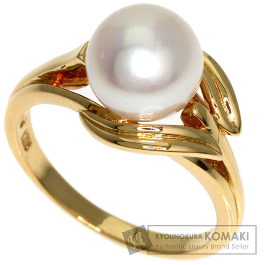 MIKIMOTO Pearl Pearl Ring K18 Yellow Gold Ladies [Used]