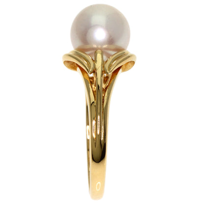 MIKIMOTO Pearl Pearl Ring K18 Yellow Gold Ladies [Used]