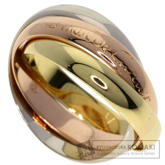 CARTIER   Trinity Ring  K18 Yellow Gold 18K Pink GoldLadies [Used]
