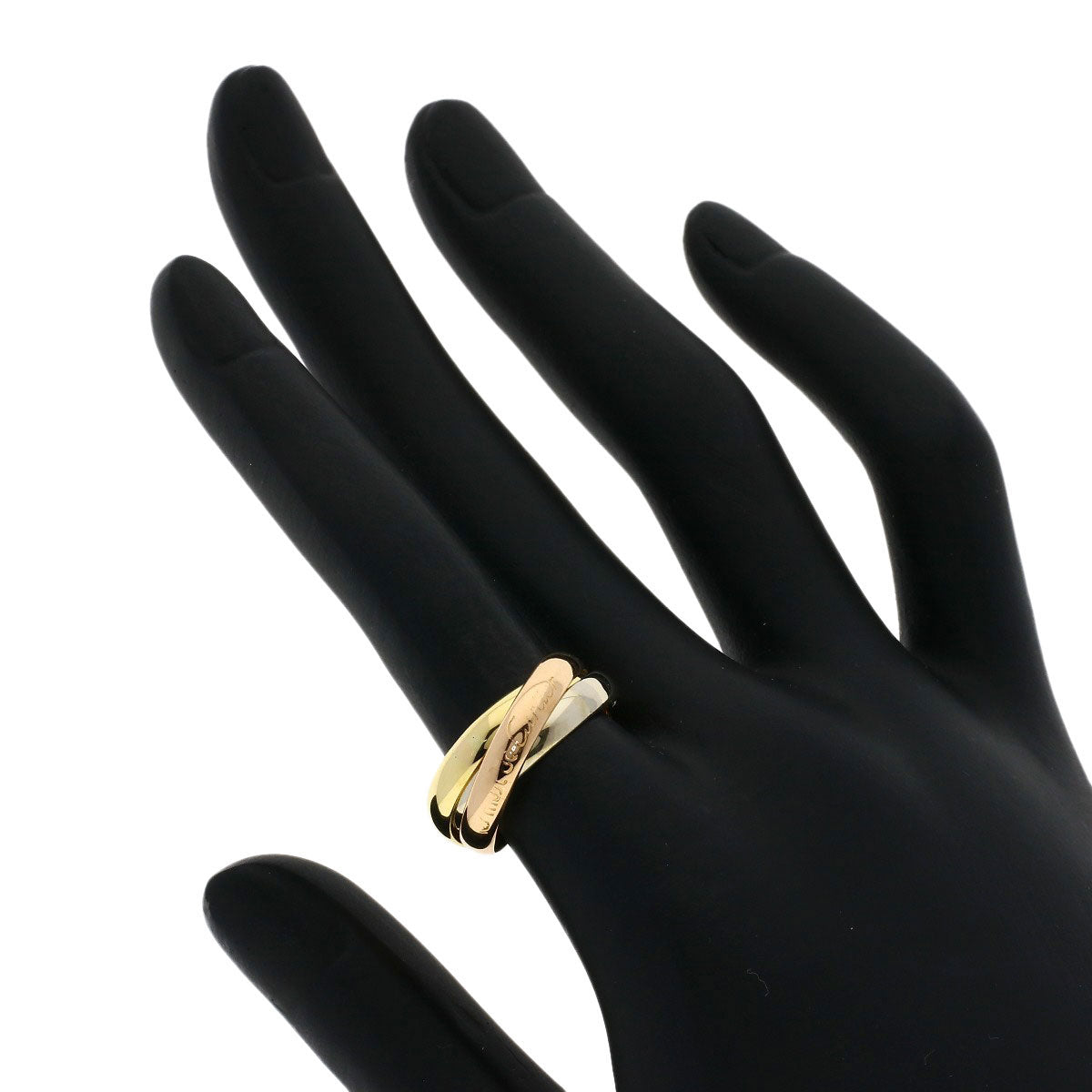 CARTIER   Trinity Ring  K18 Yellow Gold 18K Pink GoldLadies [Used]