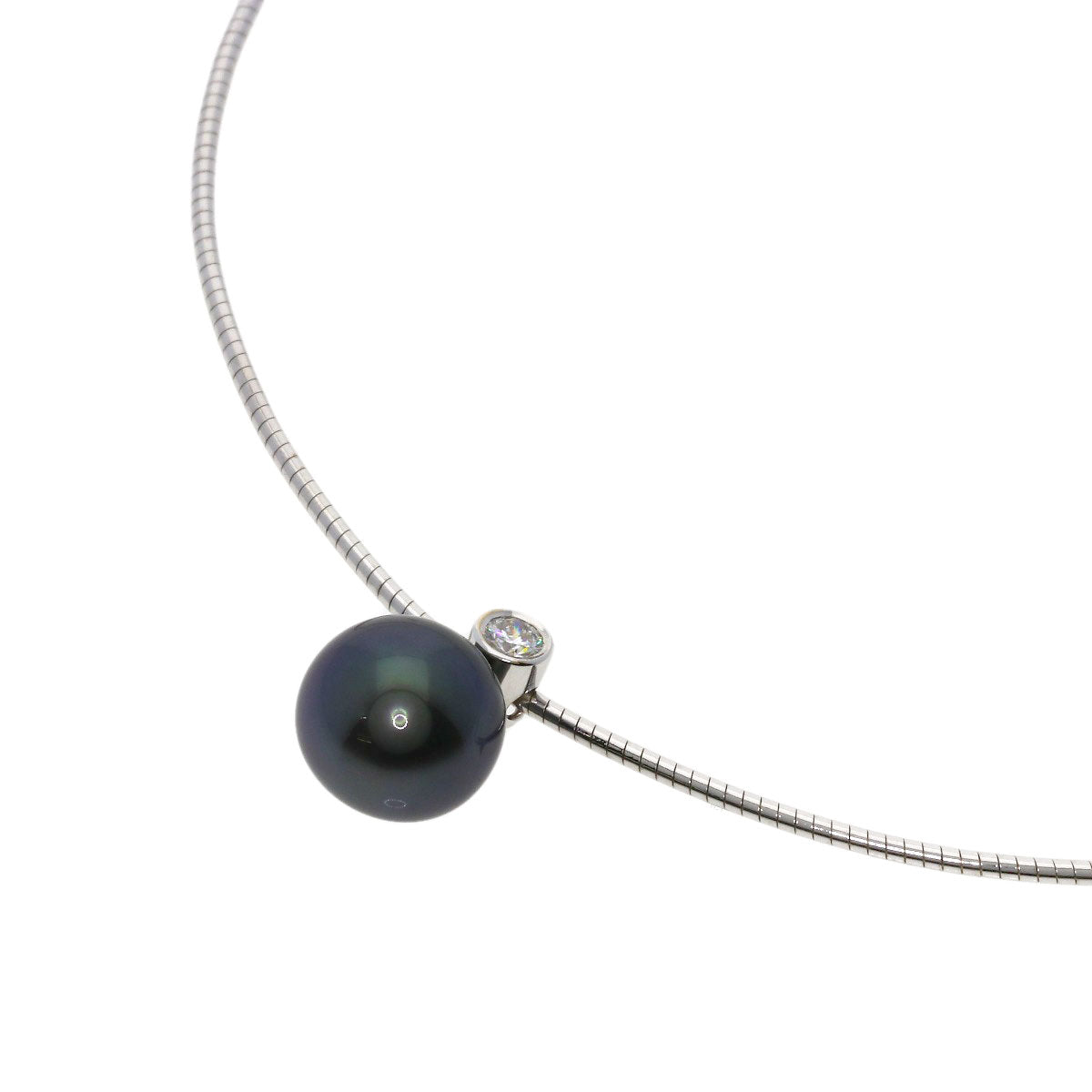 MIKIMOTO South SeaPearl Pearl Necklace K18 White Gold Ladies [Used]