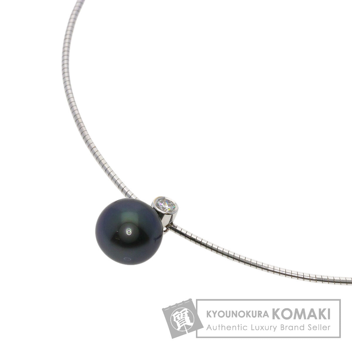 MIKIMOTO South SeaPearl Pearl Necklace K18 White Gold Ladies [Used]