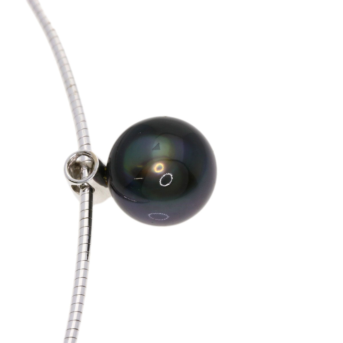 MIKIMOTO South SeaPearl Pearl Necklace K18 White Gold Ladies [Used]