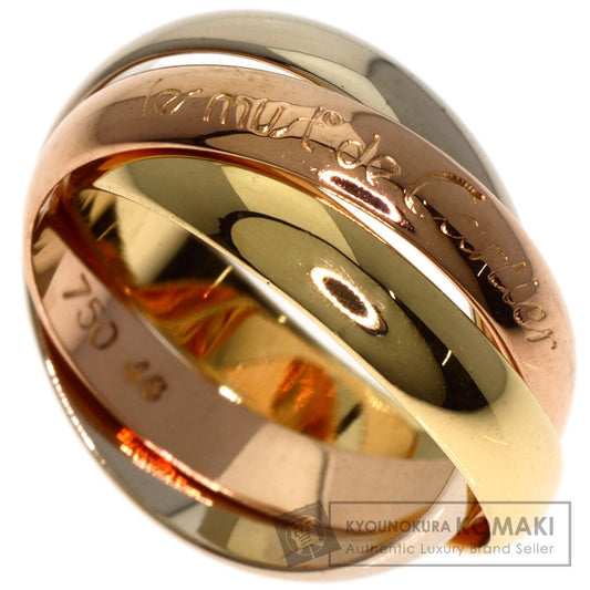 CARTIER   Trinity #48 Ring  K18 Yellow Gold K18 White GoldLadies [Used]