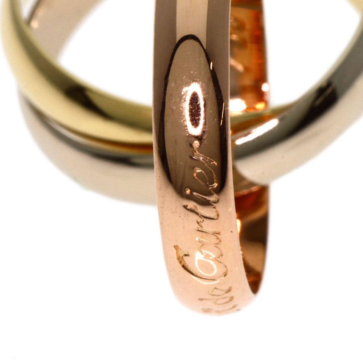 CARTIER   Trinity #48 Ring  K18 Yellow Gold K18 White GoldLadies [Used]