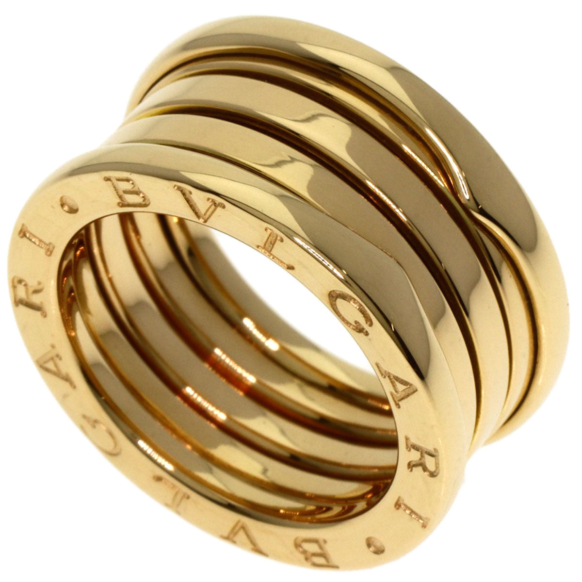 BVLGARI   B.zero1 4 band #51 Ring  K18 Yellow Gold Ladies [Used]