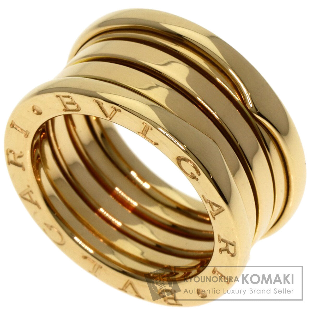 BVLGARI   B.zero1 4 band #51 Ring  K18 Yellow Gold Ladies [Used]