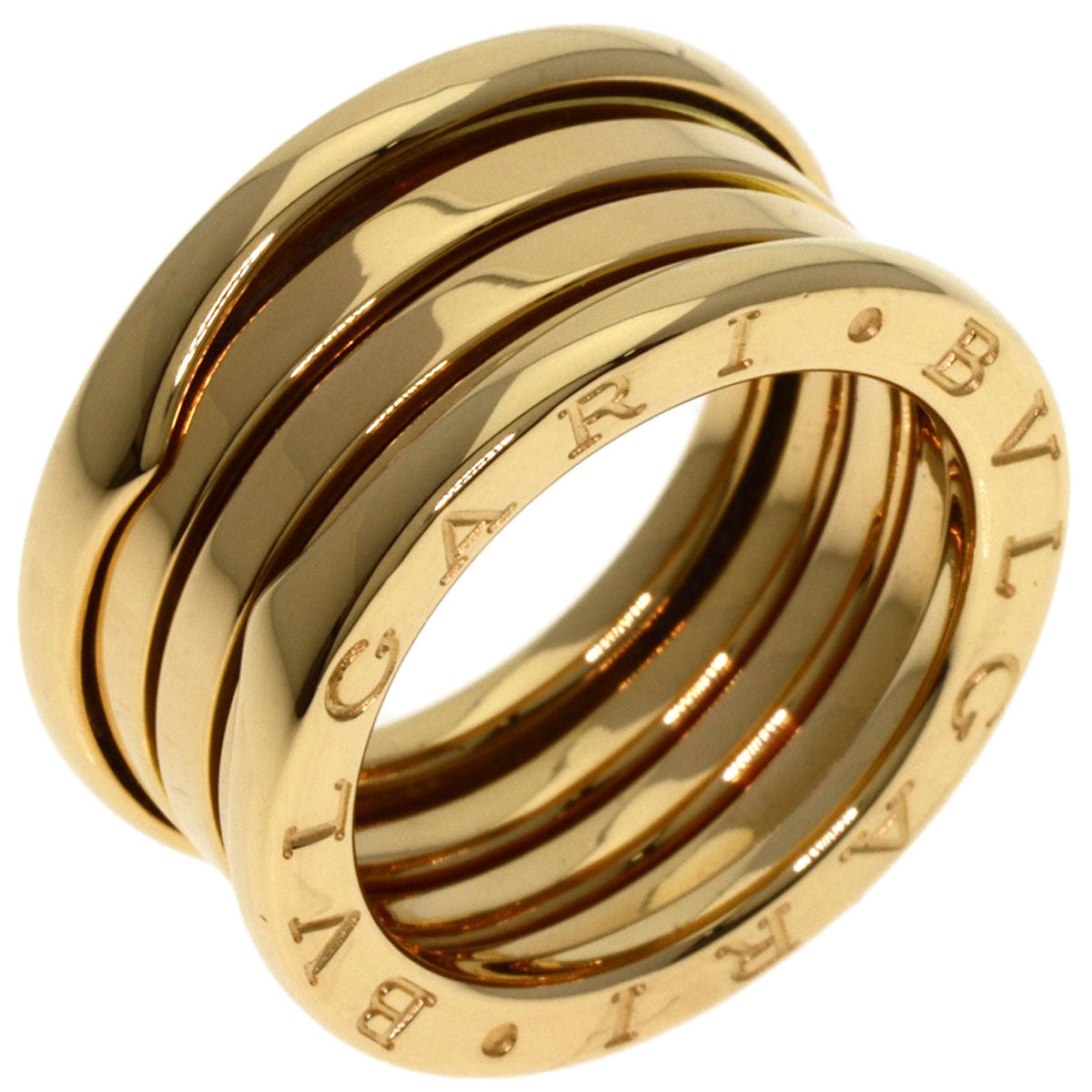 BVLGARI   B.zero1 4 band #51 Ring  K18 Yellow Gold Ladies [Used]