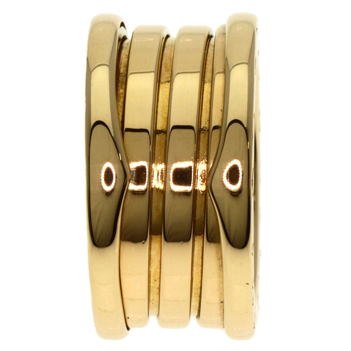 BVLGARI   B.zero1 4 band #51 Ring  K18 Yellow Gold Ladies [Used]