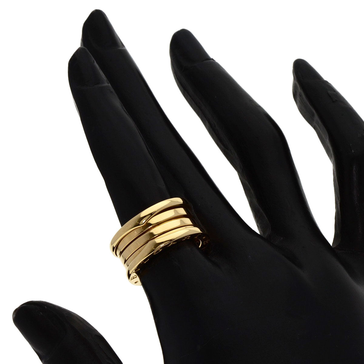 BVLGARI   B.zero1 4 band #51 Ring  K18 Yellow Gold Ladies [Used]