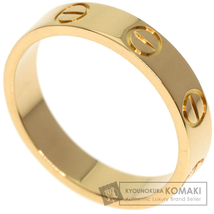 CARTIER   mini love ring #47 Ring  K18 Yellow Gold Ladies [Used]