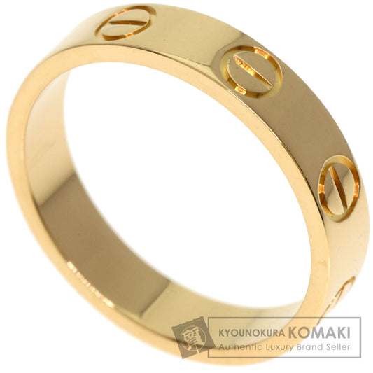 CARTIER   mini love ring #47 Ring  K18 Yellow Gold Ladies [Used]
