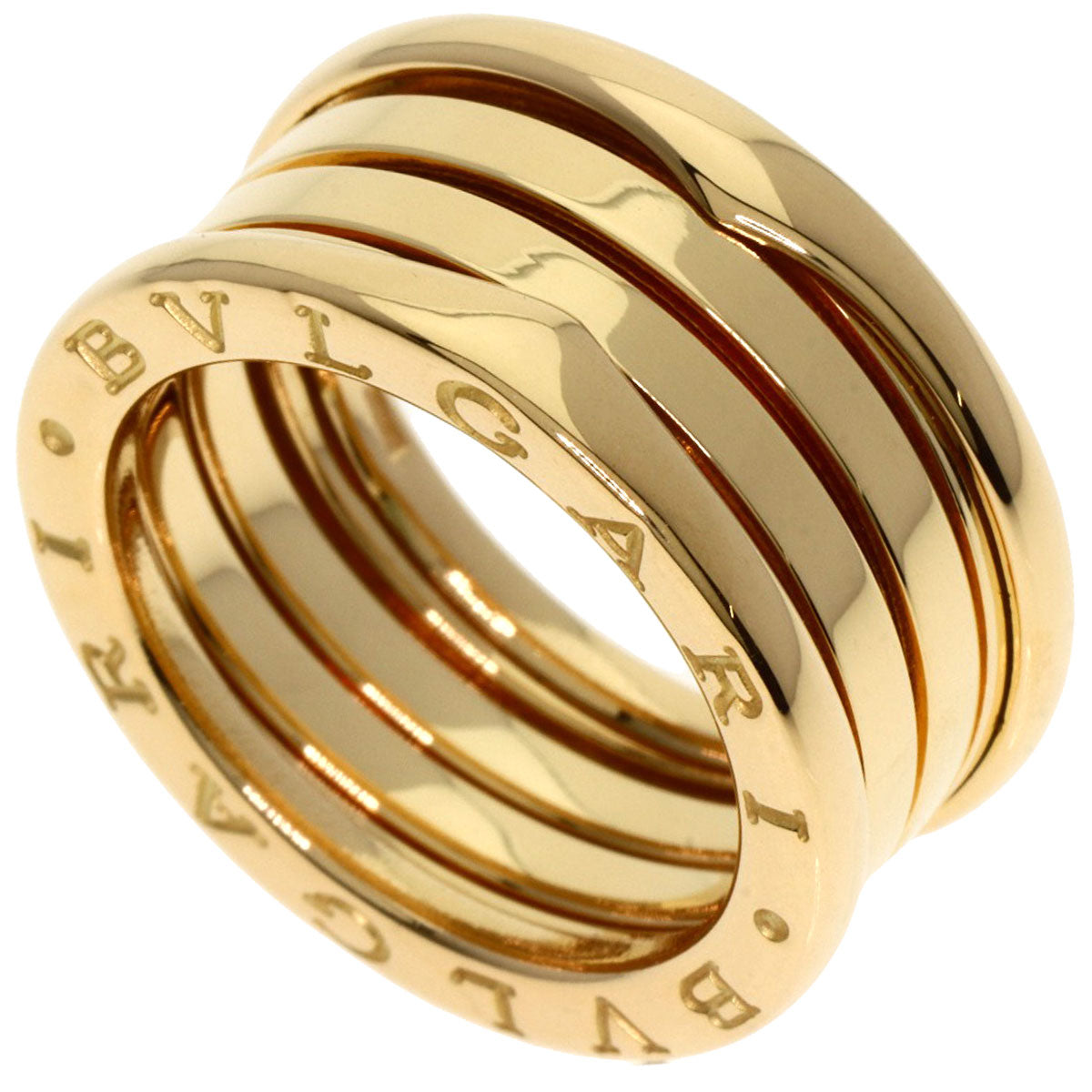 BVLGARI   B.zero1 3 band #52 Ring  K18 Yellow Gold Ladies [Used]