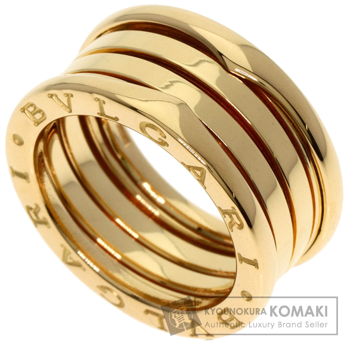 BVLGARI   B.zero1 3 band #52 Ring  K18 Yellow Gold Ladies [Used]