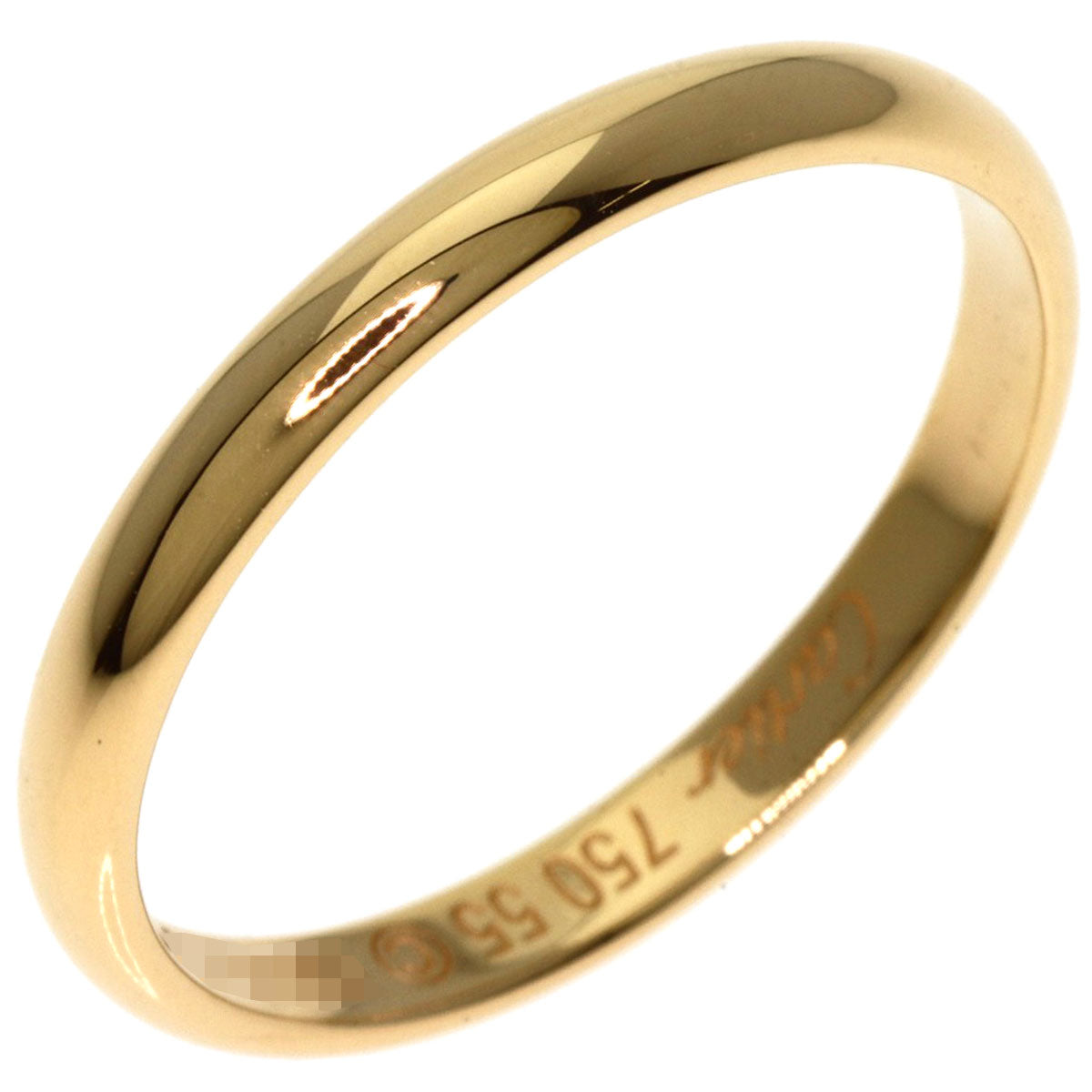 CARTIER   Classic Wedding #55 Ring  K18 Yellow Gold Ladies [Used]