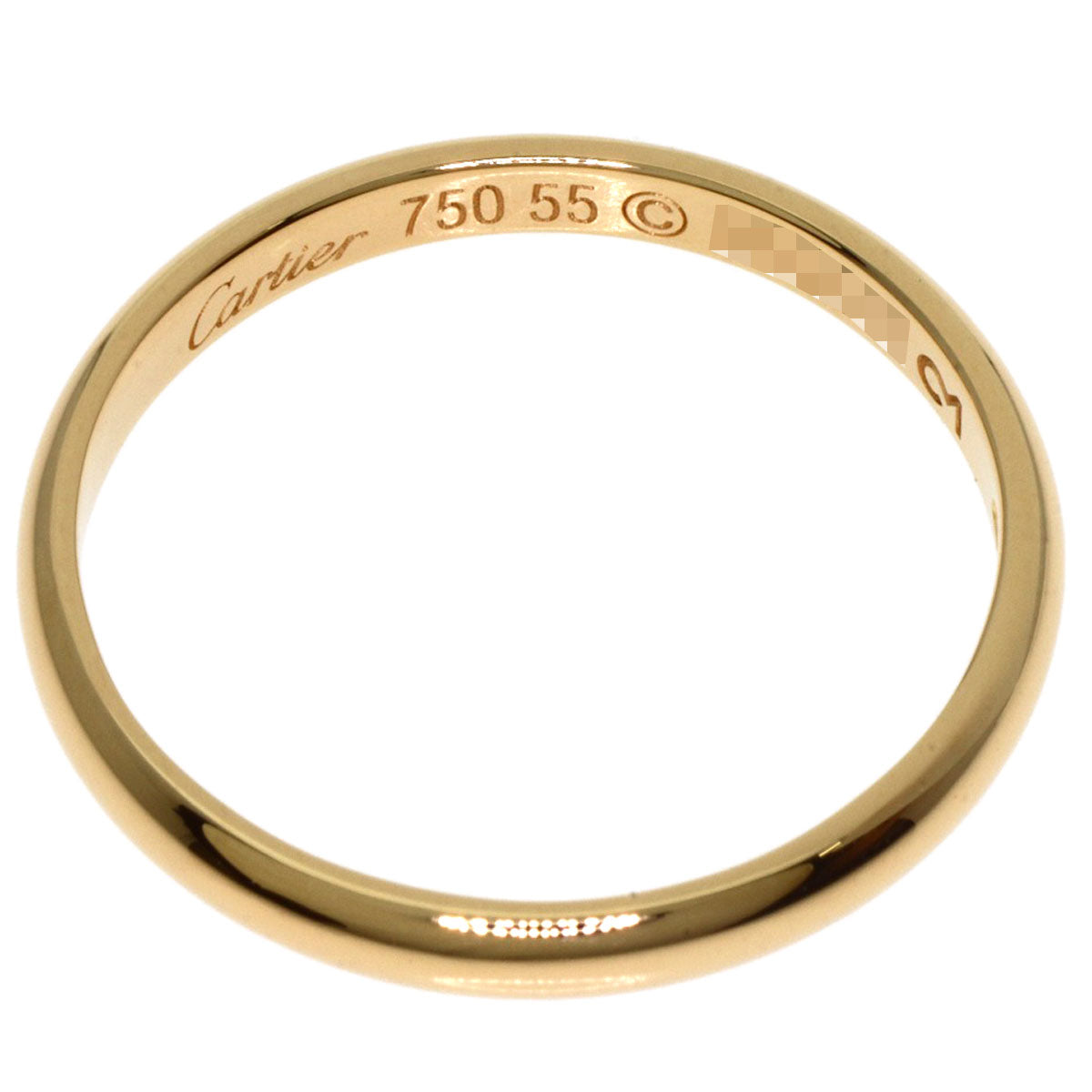 CARTIER   Classic Wedding #55 Ring  K18 Yellow Gold Ladies [Used]