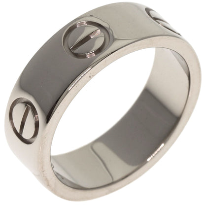 CARTIER love ring #48 Ring K18 White Gold Ladies [Used]