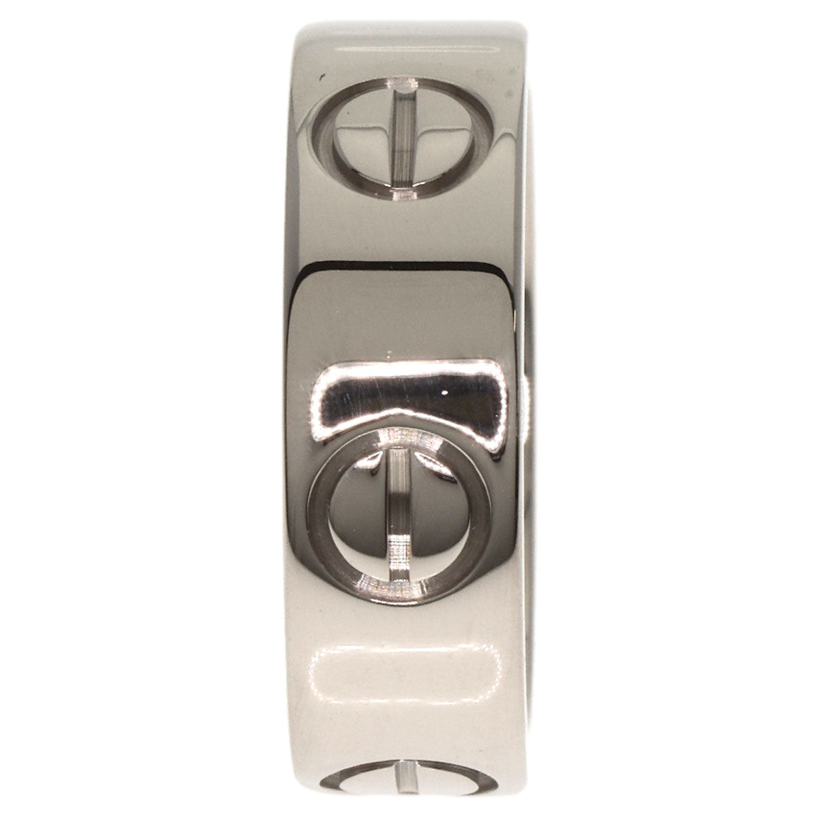 CARTIER love ring #48 Ring K18 White Gold Ladies [Used]