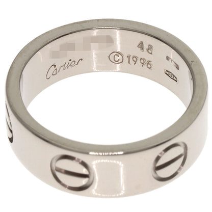 CARTIER love ring #48 Ring K18 White Gold Ladies [Used]