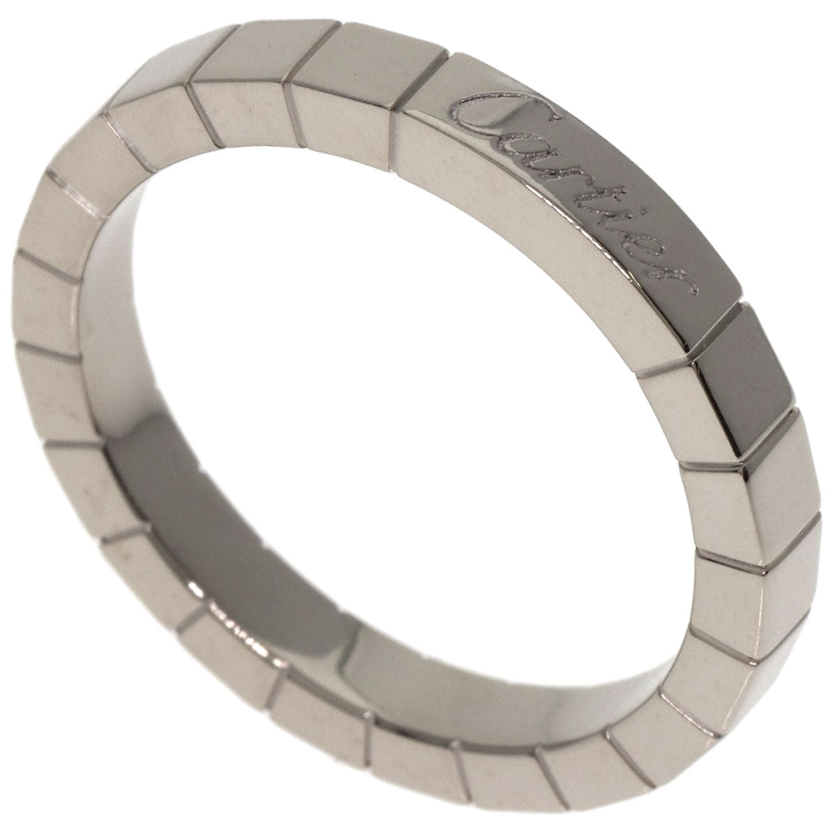 CARTIER Lanier # 57 Ring K18 White Gold Ladies [Used]