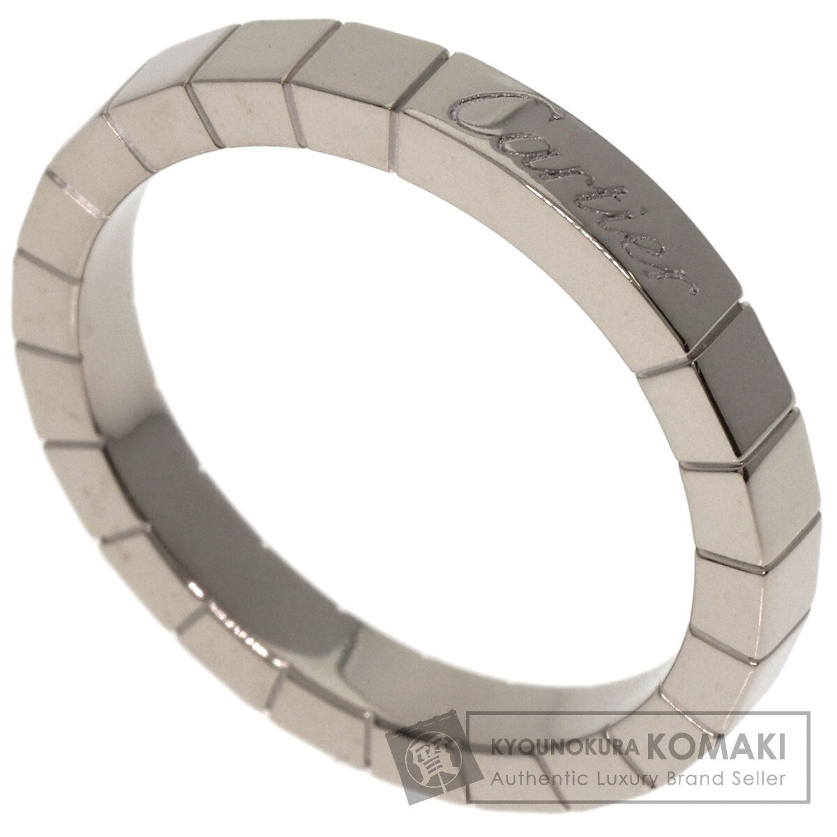 CARTIER Lanier # 57 Ring K18 White Gold Ladies [Used]