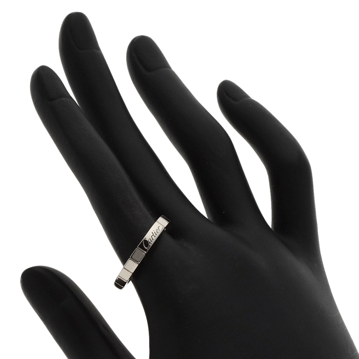 CARTIER Lanier # 57 Ring K18 White Gold Ladies [Used]