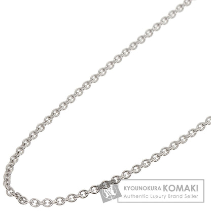 BVLGARI   Chain 16.1" Necklace  K18 White Gold Ladies [Used]