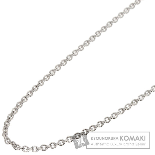 BVLGARI   Chain 16.1" Necklace  K18 White Gold Ladies [Used]
